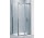 Двери складные Novellini Lunes B 84-90 cm, profil хром, стекло прозрачное