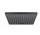 Верхний душ Hansgrohe Vernis Shape 230 1jet, прямоугольная 23x17 cm - чёрный мат.