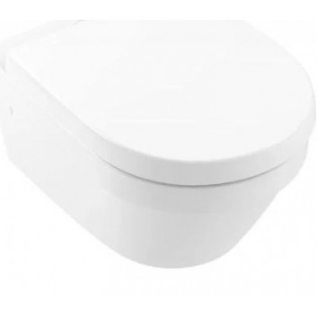 Подвесной унитаз Villeroy&Boch Architectura, 53x37 cm, перелив tylny, bezkołnierzowa (DirectFlush), z powłokami AntiBac i CeramicPlus - альпийский белый