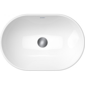Раковина накладная на столешницу Duravit D-Neo, 40cm, круглая, без перелива, без отверстия под смеситель, белая