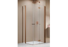 Душевая кабина Radaway Nes Brushed Copper H-KDD II 90, часть правая, двери 900x2000mm - стекло бесцветное, profil медь szczotkowany