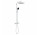 Душевая система Grohe Vitalio Comfort 250 с термостатом для настенного монтажа, с верхним душем kwadratową 25 cm - хром