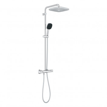 Душевая система Grohe Euphoria System 260 с термостатом для настенного монтажа, с верхним душем okrągłą 26 cm - phantom black