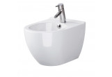 Bidet подвесной Cersanit Zen 50x35,5cm, z ukrytym montażem, z wybitym otworem na baterie - белый