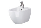 Bidet подвесной Cersanit Zen 50x35,5cm, z ukrytym montażem, z wybitym otworem na baterie - белый