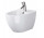 Bidet подвесной Cersanit Zen 50x35,5cm, z ukrytym montażem, z wybitym otworem na baterie - белый