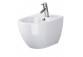 Раковина zawieszana с сидением slim Cersanit Zen Pro Oval, 52,5x35,5cm, с крышкой с микролифтом Duroplastową Moonway Spot Slim - белая