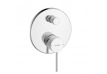 Смеситель для биде Hansgrohe Zesis S однорычажный с набором слива-перелива с гибкой подводкой - хром