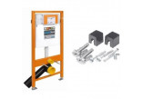 Стеллаж samodzielny WC 50x820 cm JomoTech SLS WERIT ze spłuczką i spłukiwaniem dwudzielnym