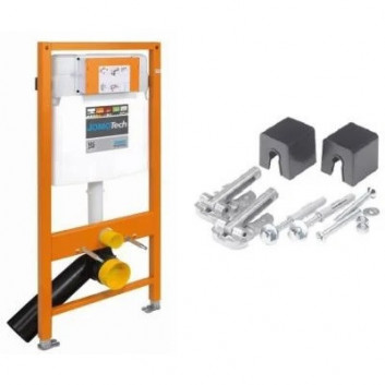Стеллаж samodzielny WC 50x820 cm JomoTech SLS WERIT ze spłuczką i spłukiwaniem dwudzielnym