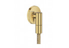 Угловое подсоединение węża Axor Wall outlet Fine, okrągłe - золотой optyczny полированный