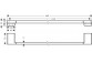Вешалка для полотенец Hansgrohe AddStoris 64,8 cm - бронзовое напыление