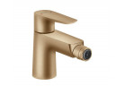 Смеситель для биде 1-uchwytowa Hansgrohe Talis E wys. 158 mm, комплект сливной - бронзовое напыление