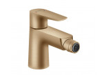 Смеситель для биде 1-uchwytowa Hansgrohe Talis E wys. 158 mm, комплект сливной, золотой optyczny полированный