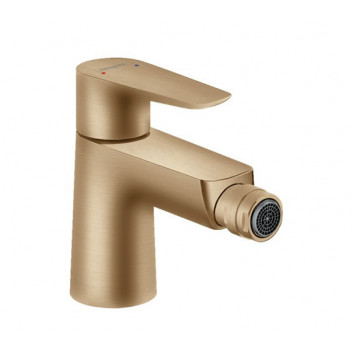 Смеситель для биде 1-uchwytowa Hansgrohe Talis E wys. 158 mm, комплект сливной, золотой optyczny полированный