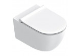 Набор Catalano Sfera muszla WC подвесной 55x35 cm Silentech с сидением WC wolnoopadającą i z mocowaniami - белый мат.