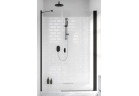 Двери для душа для ниши Radaway Nes 8 Black DWS 90, правые, стекло бесцветное, 900x2000mm, чёрный profil