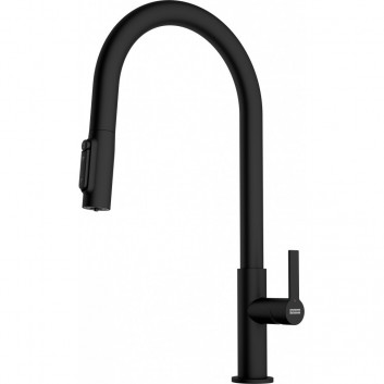 Смеситель кухонный с выдвижным изливом Franke Eos Neo pull-out spray - antracyt