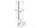 Душевая штанга Grohe Rainshower Aqua 600 mm - phantom black