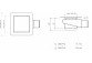 Линейный канал, pełny набор, Wiper New MCR, 600mm, панель / оформление silver мат.