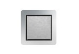 Перелив точечный Wiper WP Invisible (набор) 12x12 cm, сифон Curling (вертикальный) - szlif