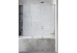 Шторки на ванну Radaway Furo Gold PND II, правый, стекло бесцветное, 100x150cm, przesuwny, золотой profil
