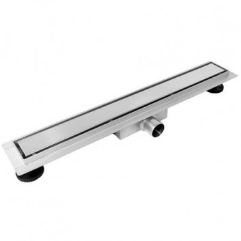 Линейный канал напольный Balneo Duplex Black 80 cm, dwustronny, низкий 52 mm - чёрный