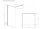 Двери для душа walk-in Radaway Essenza Pro 8 Gold, 130x200cm, стекло бесцветное, profil золотой