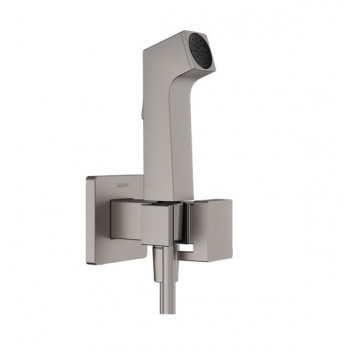 Для биде душевая головка Hansgrohe Bidette 1jet E EcoSmart со смесителем, uchwytem и шлангом душевым 125 cm - бронзовое напыление