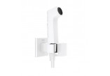 Для биде душевая головка Hansgrohe Bidette 1jet E EcoSmart со смесителем, uchwytem и шлангом душевым 125 cm - белый матовый