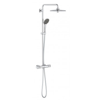 Душевая система Grohe Euphoria System 260 с термостатом для настенного монтажа, с верхним душем okrągłą 26 cm - phantom black