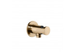 Угловое подсоединение Gessi Anello, с рычагом - Copper Brushed PVD