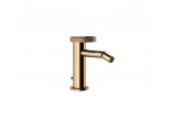 Смеситель для биде на одно отверстие с заглушкой, Gessi Anello - Warm Bronze Brushed PVD 