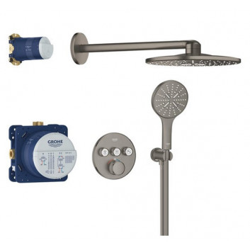 Душевой гарнитур скрытый Grohe Grohterm SmartControl Rainshower 310 SmartActive - brushed warm sunset
