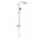 Душевая система Grohe Vitalio Joy System 260 z jednouchwytową baterią ścienną - хром