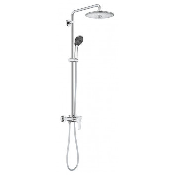 Душевая система Grohe Vitalio Joy System 260 с термостатом для настенного монтажа - хром