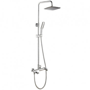 Смеситель для ванны Laveo Alea подвесная, с поворотным изливом bez zestawu natryskowego - хром