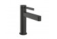 Смеситель для раковины Hansgrohe Finoris, напольный, однорычажный, высота 182mm, комплект сливной, чёрный мат.