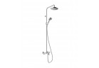 Душевой комплект Hansgrohe Vernis Blend 200 1jet EcoSmart с термостатом, для ванны - хром