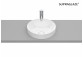Накладная раковина 37cm Roca Inspira Round круглая белая