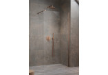 Стенка Walk-In Radaway Modo New Black II 70, 68.5-69.5x200cm, чёрные, стекло бесцветное- sanitbuy.pl