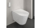 Toaleta myjąca Villeroy & Boch ViClean I100, овальная, 38,5x59,5cm, bezrantowa, CeramicPlus, Weiss Alpin