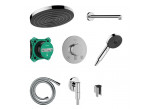Душевая система Hansgrohe Pulsify S 260 1jet со смесителем термостатическим Ecostat Comfort S i iBox universal 2, скрытый, хром
