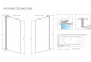 Шторки на ванну Radaway Essenza Pro PNJ II, стекло бесцветное, 60x150cm, profil хром