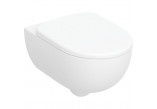 Набор wiszącej miski WC Geberit Selnova 54x35,5 cm, унитаз, TurboFlush, с сидением для унитаза - белая