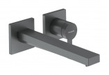 Однорычажный смеситель для раковины настенный, скрытая с изливом 22,5 cm, Hansgrohe Tecturis E - Хром