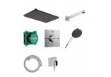 Душевая система Hansgrohe Raindance Alive Q 210/340 1jet со смесителем термостатическим i iBox universal 2, скрытый - хром