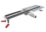  Набор Wiper New Premium ZK Revers (Решётка 2w1), линейный канал 90 cm z obrotowym syfonem snake 360, szlif