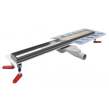  Набор Wiper New Premium ZK Revers (Решётка 2w1), линейный канал 90 cm z obrotowym syfonem snake 360, szlif