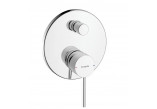 Смеситель для биде Hansgrohe Zesis S однорычажный с набором слива-перелива с гибкой подводкой - хром